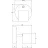 Спот FREYA POINTFIVE FR10006CW-L6B